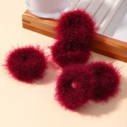 5/15 buc/lot pentru fetițe benzi elastice de păr din pluș Bandă mică de cauciuc pentru copii Dulciuri Scrunchie cu blană Legătur