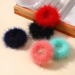 5/15 buc/lot pentru fetițe benzi elastice de păr din pluș Bandă mică de cauciuc pentru copii Dulciuri Scrunchie cu blană Legătur