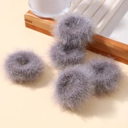 5/15 buc/lot pentru fetițe benzi elastice de păr din pluș Bandă mică de cauciuc pentru copii Dulciuri Scrunchie cu blană Legătur
