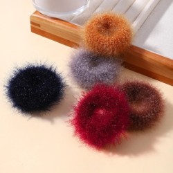 5/15 buc/lot pentru fetițe benzi elastice de păr din pluș Bandă mică de cauciuc pentru copii Dulciuri Scrunchie cu blană Legătur