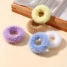 5/15 buc/lot pentru fetițe benzi elastice de păr din pluș Bandă mică de cauciuc pentru copii Dulciuri Scrunchie cu blană Legătur