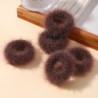 5/15 buc/lot pentru fetițe benzi elastice de păr din pluș Bandă mică de cauciuc pentru copii Dulciuri Scrunchie cu blană Legătur