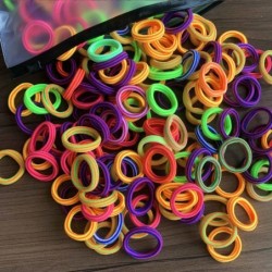 20/50 buc benzi elastice pentru păr pentru fete dulciuri Scrunchie bandă de cauciuc pentru copii agrafe pentru legături de păr b