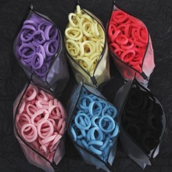20/50 buc benzi elastice pentru păr pentru fete dulciuri Scrunchie bandă de cauciuc pentru copii agrafe pentru legături de păr b