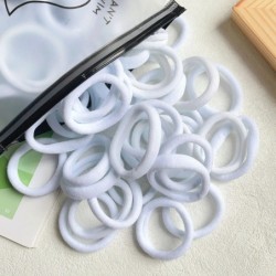 30/50/100 bucăți femei fete culori mixte benzi de păr pentru legături de păr de bază bentiță elastică pentru păr Scrunchies acce
