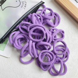 30/50/100 bucăți femei fete culori mixte benzi de păr pentru legături de păr de bază bentiță elastică pentru păr Scrunchies acce