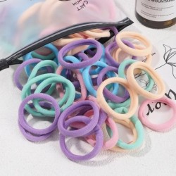 30/50/100 bucăți femei fete culori mixte benzi de păr pentru legături de păr de bază bentiță elastică pentru păr Scrunchies acce