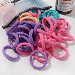 30/50/100 bucăți femei fete culori mixte benzi de păr pentru legături de păr de bază bentiță elastică pentru păr Scrunchies acce