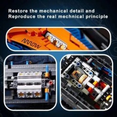 Tehnic Clasic Formula F1 Racing Telecomandă Mașină Moc Cărămizi Blocuri de construcție Model Kit DIY Jucării pentru Baieți Copii