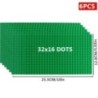 6 buc/set Placă de bază 32*32 32*16 Știfturi Figuri clasice Blocuri de construcție Plăci Cărămizi Placă de bază Blocuri Jucării 