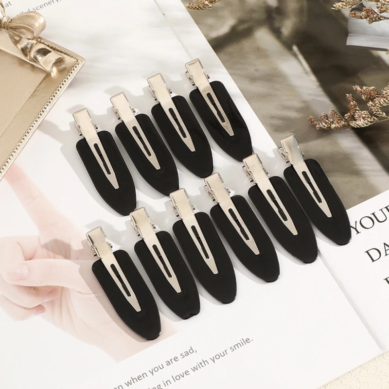 10 buc/set Agrafe de păr fără îndoire, breton lateral, bareta pentru machiaj, accesorii pentru spălarea feței, femei, fete, agra