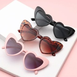 Ochelari de soare în formă de inimă de dragoste pentru femei, cadru mare, modă, drăguț, sexy, retro, ochi de pisică, ochelari de