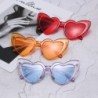 Ochelari de soare în formă de inimă de dragoste pentru femei, cadru mare, modă, drăguț, sexy, retro, ochi de pisică, ochelari de