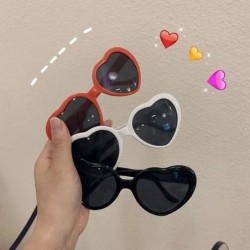 Ochelari de soare în formă de inimă de dragoste pentru femei, cadru mare, modă, drăguț, sexy, retro, ochi de pisică, ochelari de