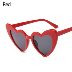 Ochelari de soare în formă de inimă de dragoste pentru femei, cadru mare, modă, drăguț, sexy, retro, ochi de pisică, ochelari de