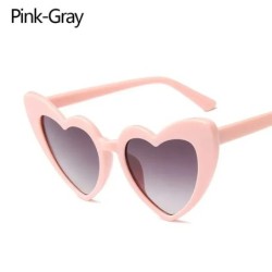 Ochelari de soare în formă de inimă de dragoste pentru femei, cadru mare, modă, drăguț, sexy, retro, ochi de pisică, ochelari de